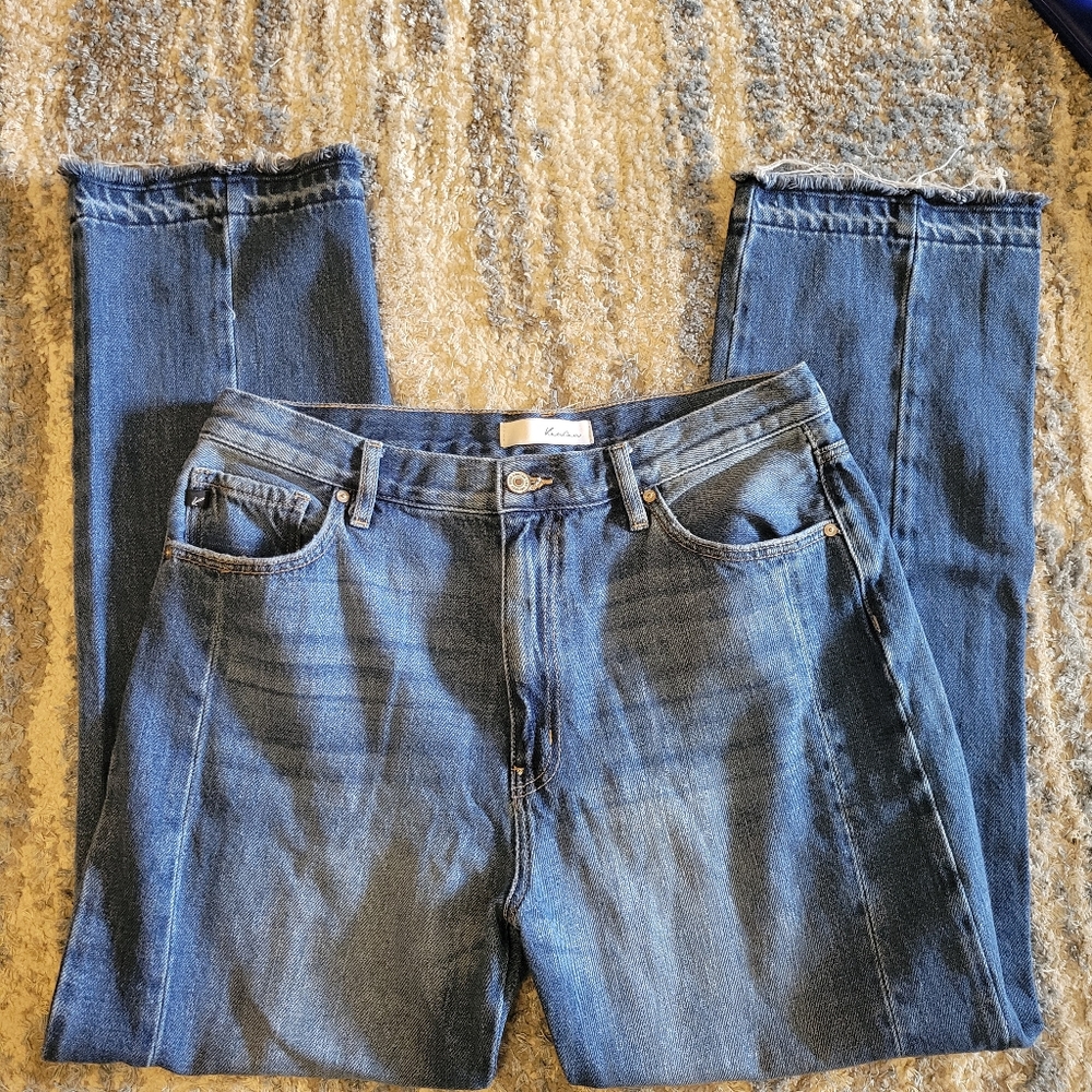 KanCan Blue Straight Leg Denim Jeans Size 13/30